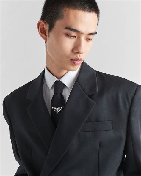 black prada tie|re nylon gabardine.